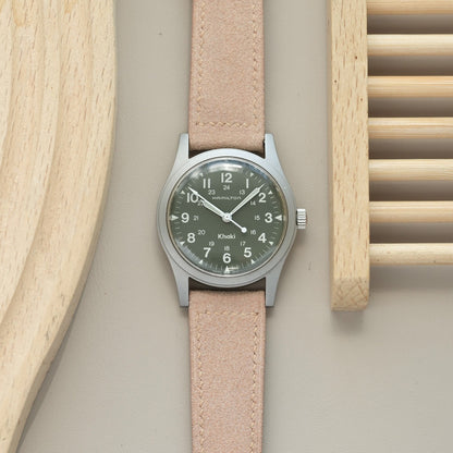 Suede Calf Leather Strap