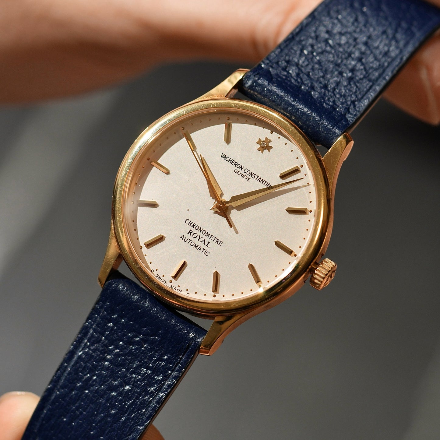 Pig Grain Calf Leather Strap