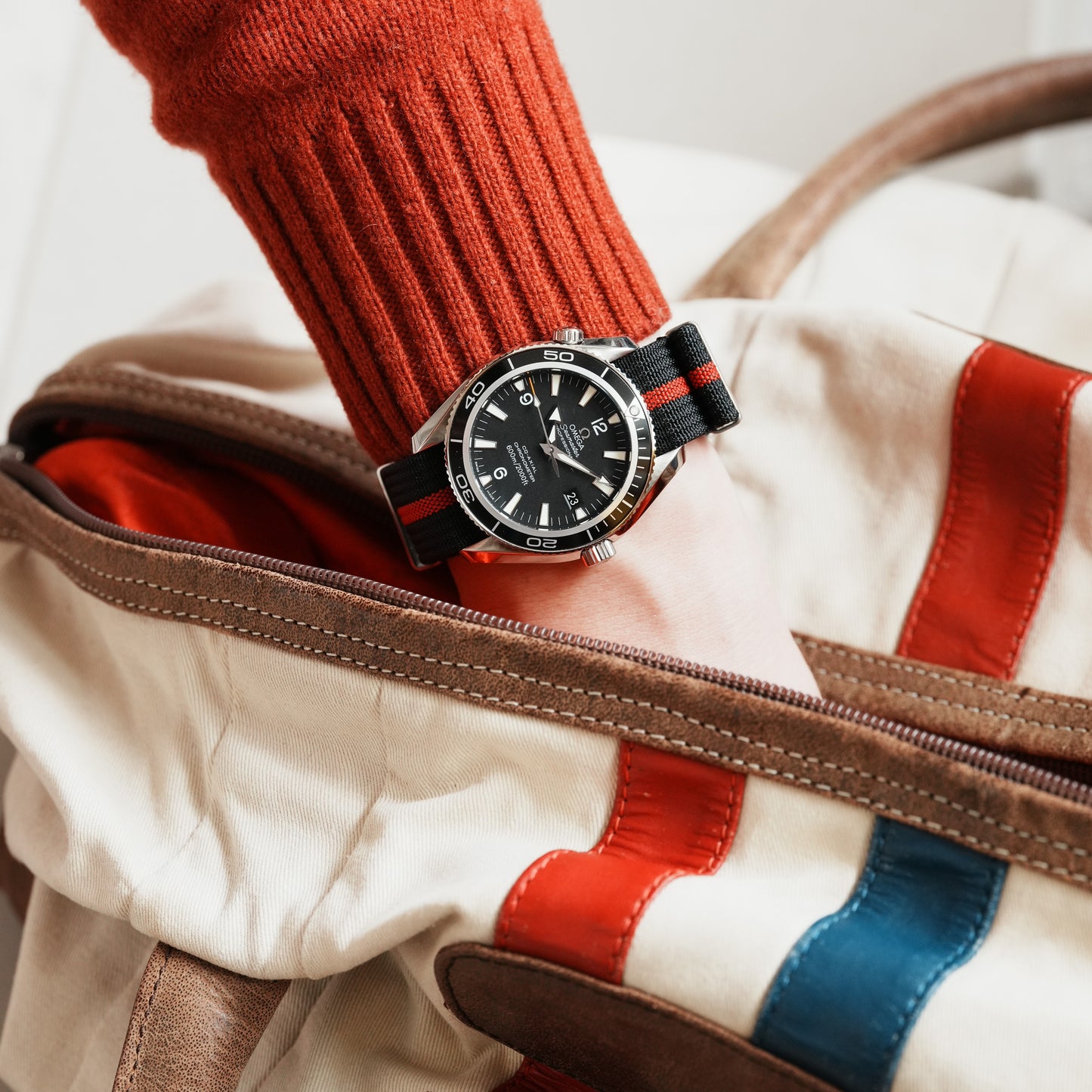 Two-tone Nylon NATO Strap
