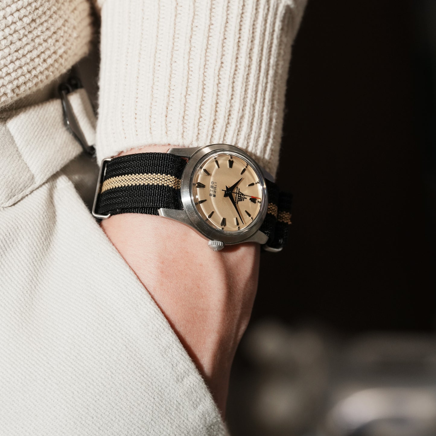Two-tone Nylon NATO Strap