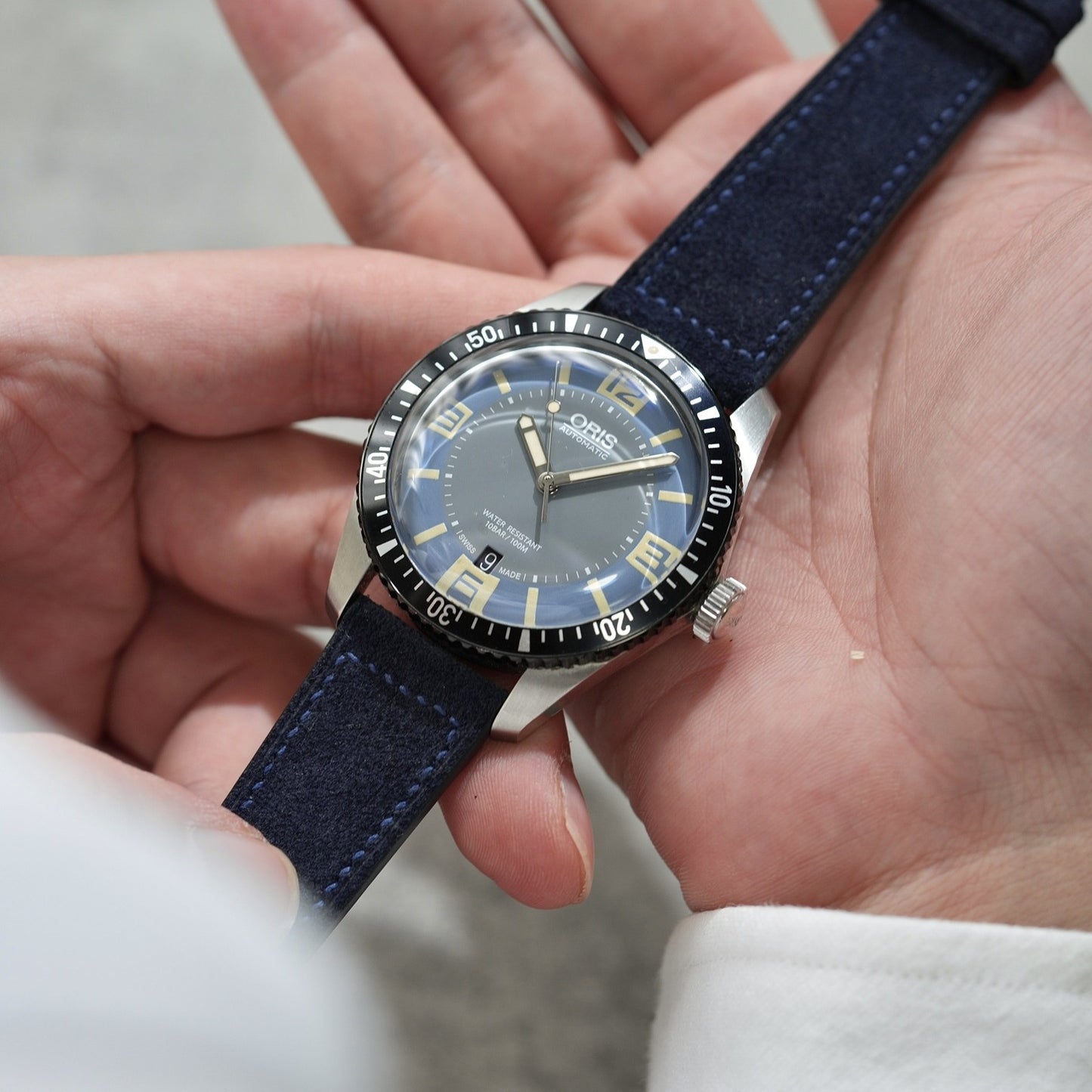 Suede Calf Leather Strap